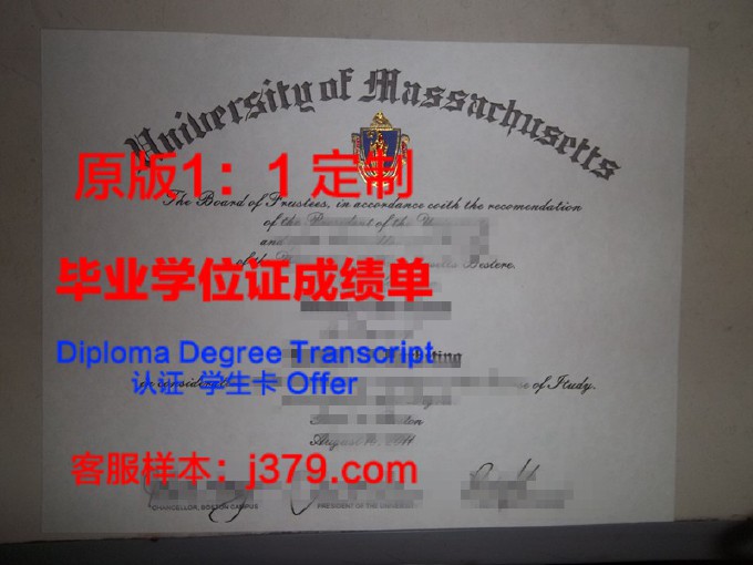 麻省理工毕业证图片封面